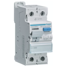 HAGER CDA580U RCCB 1P+N